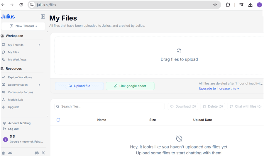 0.JuliusAIChat-MyFilesSection