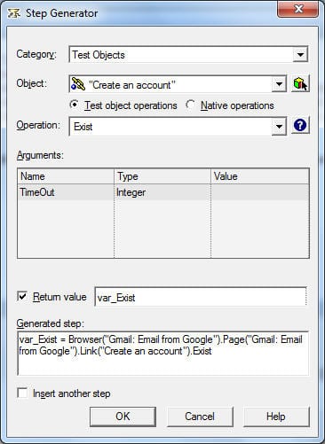 QTP - Expert View, Step Generator and Checkpoints
