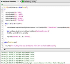 How to Handle Exception in SoapUI Groovy Scripts