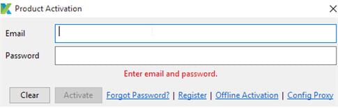 Enter your account info