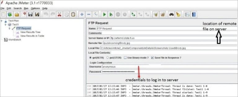 JMeter Components and Test Plan Elements
