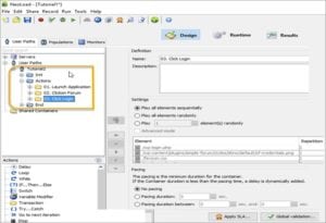 Web and Mobile Recording Methods and Parameterization in Neoload