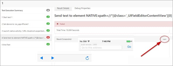 Report of Failed Status