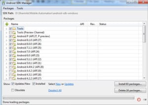 Appium - Download, Installation And System Setup For Windows