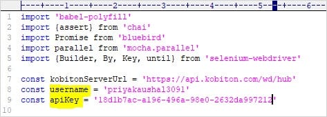 Retrieve username screen