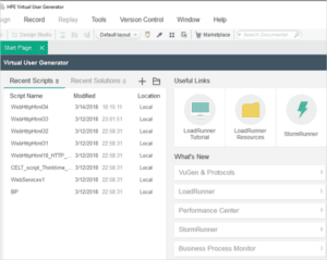 Introduction to VuGen (Virtual User Generator) Script Recording Example