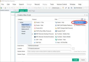 How to Create Web Service Scripting using Web Services Protocol