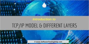 TCP/IP Model With Different Layers