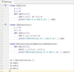 Python OOPs Concepts (Python Classes, Objects and Inheritance)
