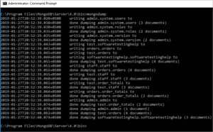 MongoDB Create Database Backup