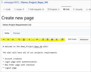 GitHub Projects, Teams, Fork & Wiki For Documenting Projects