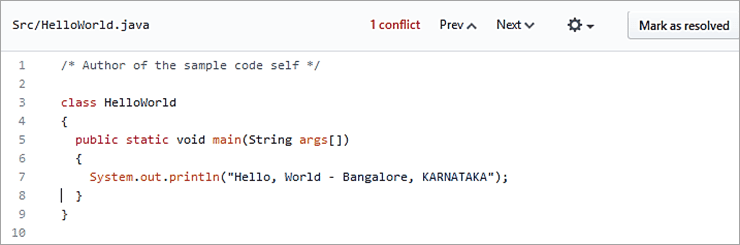 File after markings are removed