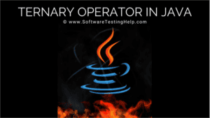 Ternary Operator In Java - Tutorial With Code Examples