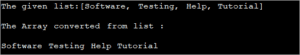Covert List To Array And Other Collections In Java