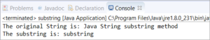 Java substring() Method - Tutorial With Examples