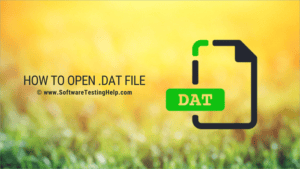 How To Open .DAT File