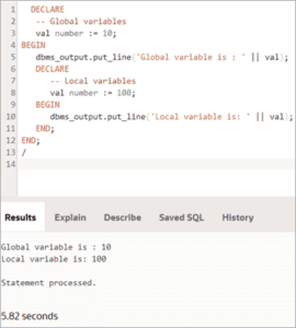 PL SQL Data Types, Variables, Constants And Literals