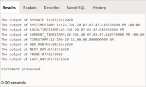 PL SQL Datetime Format: Date and Time Functions In PL/SQL