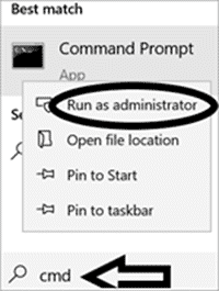 RUN as Administrator