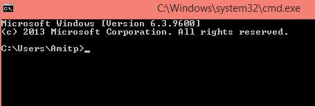 command prompt
