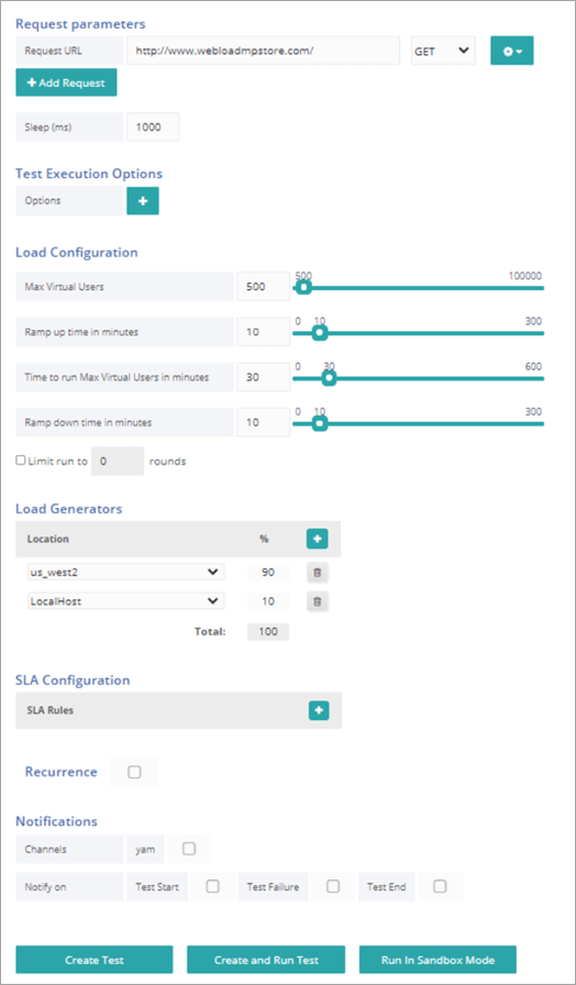 add or change additional parameters