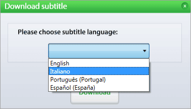Subtitle Language