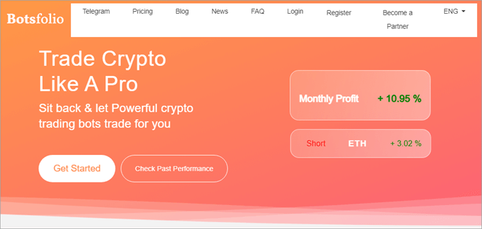 Botsfolio - crypto arbitrage bots
