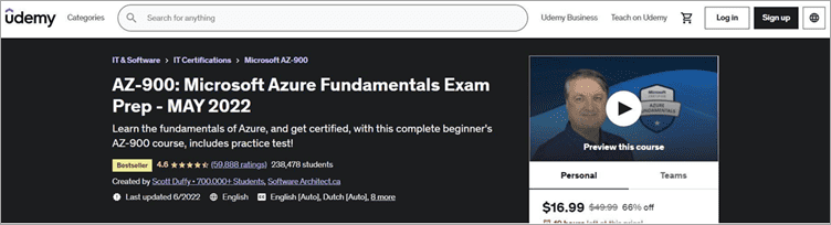 AZ – 900 Microsoft Azure Fundamentals Exam Prep