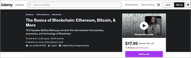 The Basics of Blockchain