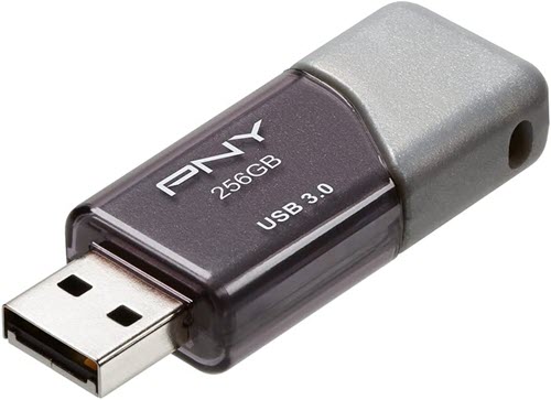 PNY 256GB Turbo Attache 3 USB 3.0 Flash Drive 1