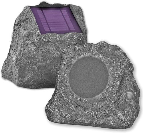 Innovative Technology Outdoor Rock Speaker Pair