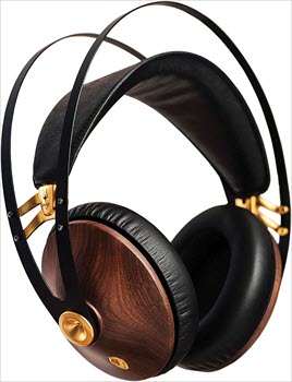 Meze 99 Classics Walnut Gold Wired Over-Ear Headphones with Mic