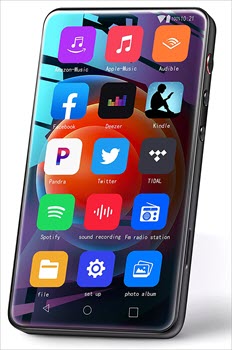 Mymahdi 80GB Mp3 Player with Bluetooth and WiFi