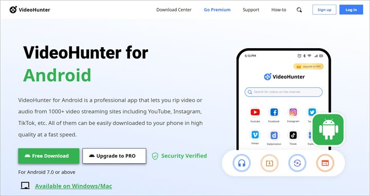 VideoHunter for Android
