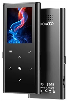 Zooaoxo 64GB Mp3 Player