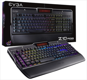 The 10 Top Keyboards With Screen In 2026 Bestseller Reviews EVGA Z10 RGB Gaming Keyboard 300x278 