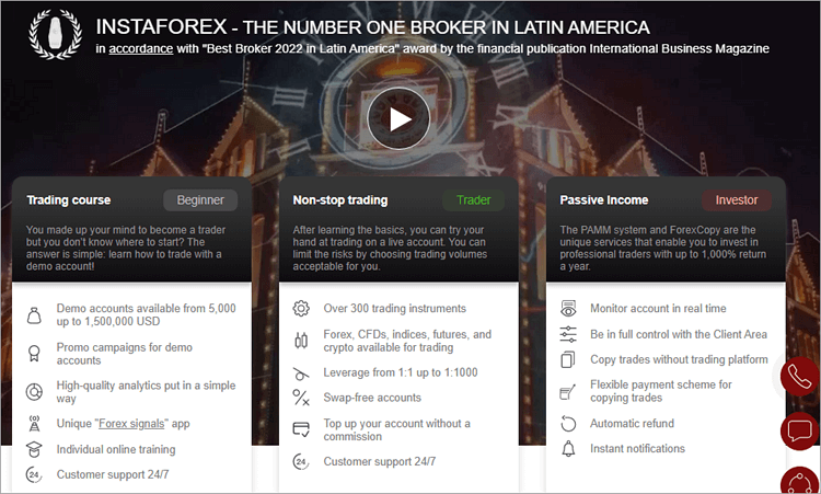 InstaForex - ECN Forex Brokers