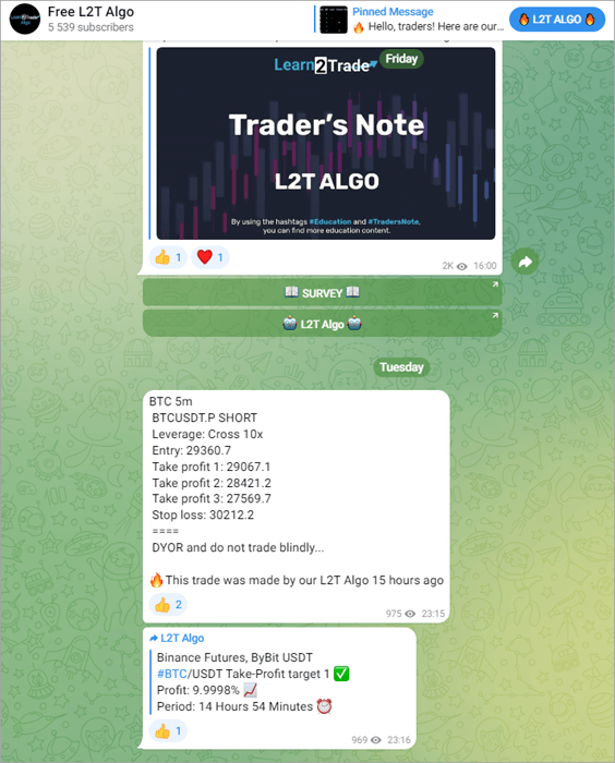 Learn2Trade