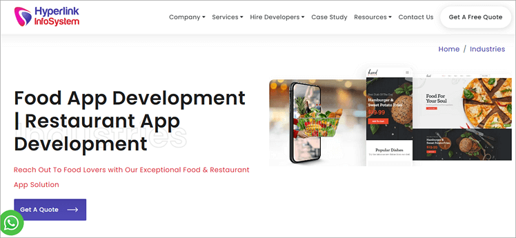 Top 11 Food Delivery App Development Companies in USA (2025 List)