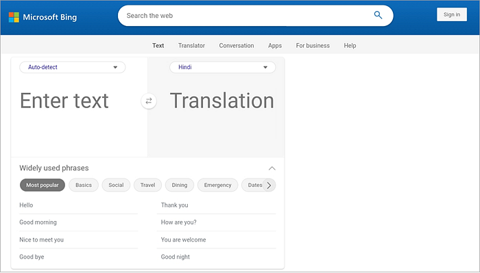 Microsoft Translator