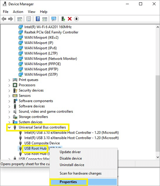 Universal Serial Bus controllers