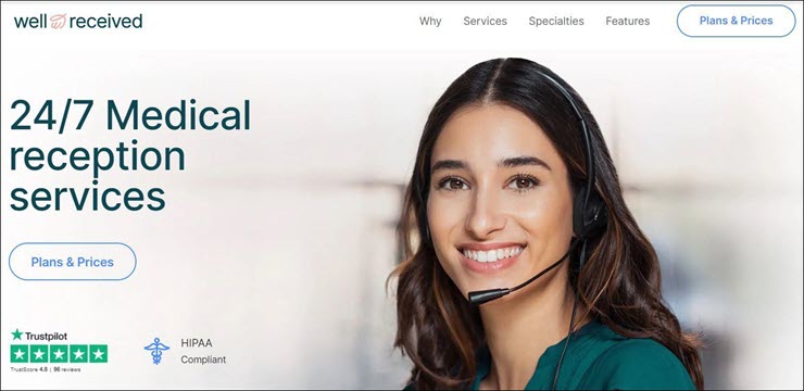 WellReceived Medical answering service