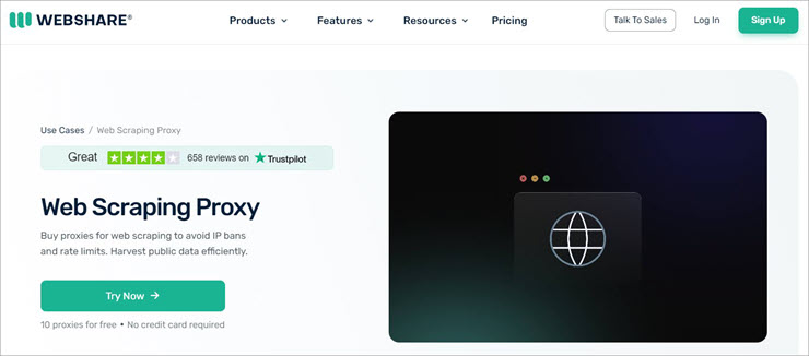 webshare web scrapping Web Scraping Tools