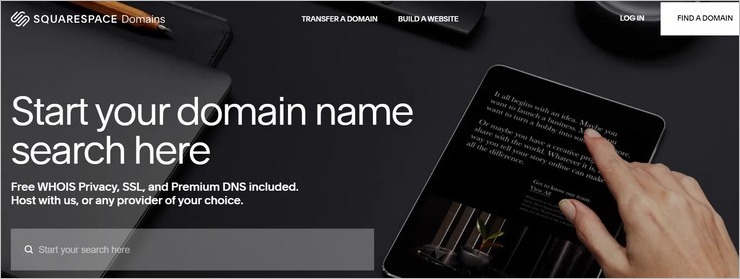 Squarespace domains