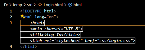 Login Form in HTML