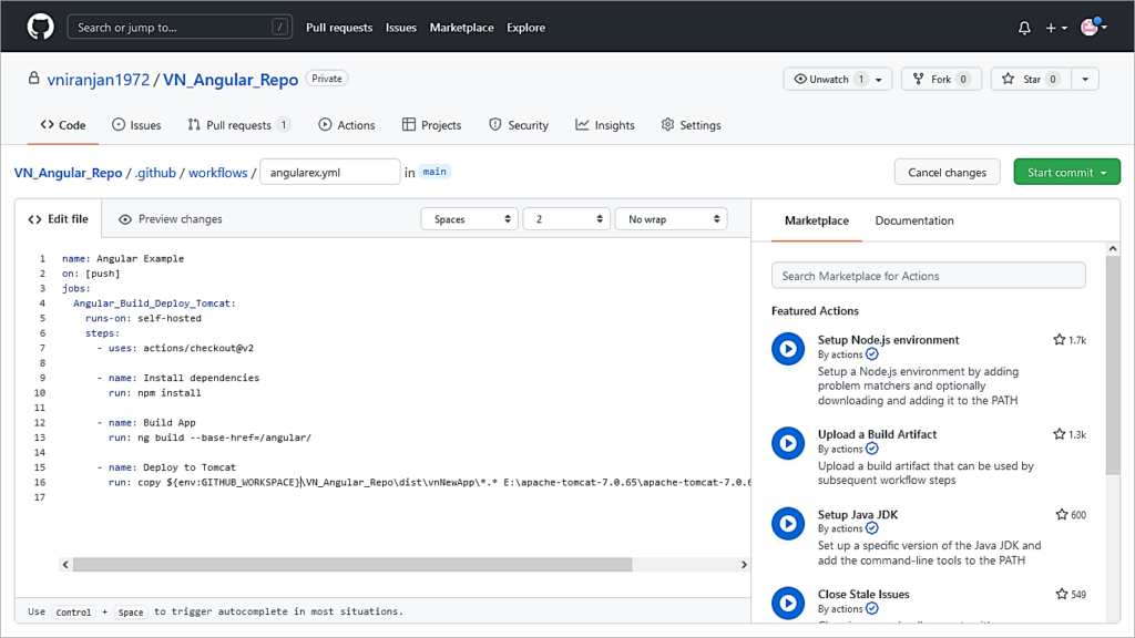 Build and Deployment Workflow