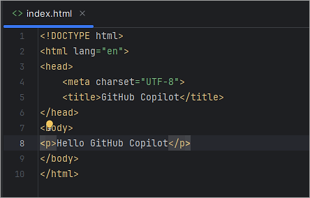 Click on Insert Code Block at Cursor