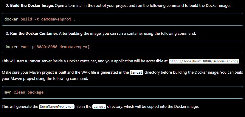 Containerize the project2