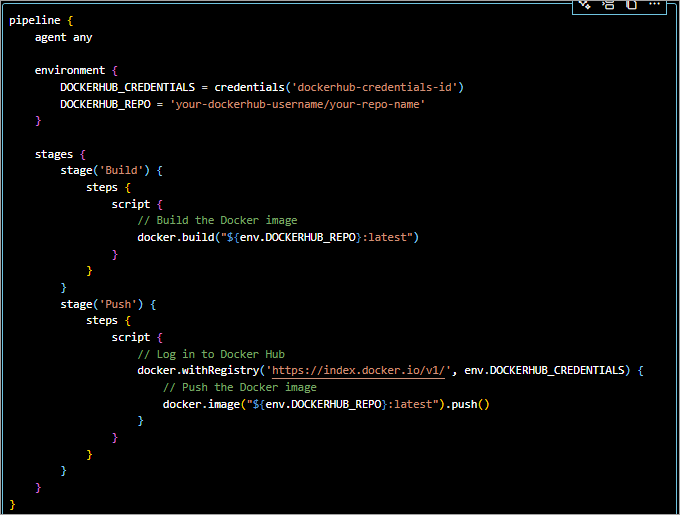 Generate a Jenkins pipeline