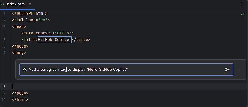 Inline Chat within IntelliJ IDE